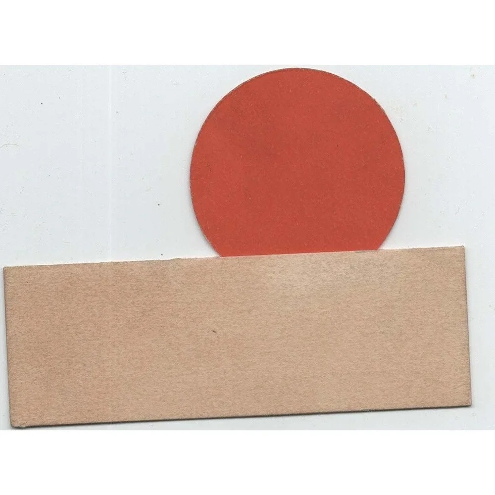 Vintage Mechanical Riddle Place Cards Red Sun Face Novelty Ephemera Set of 3